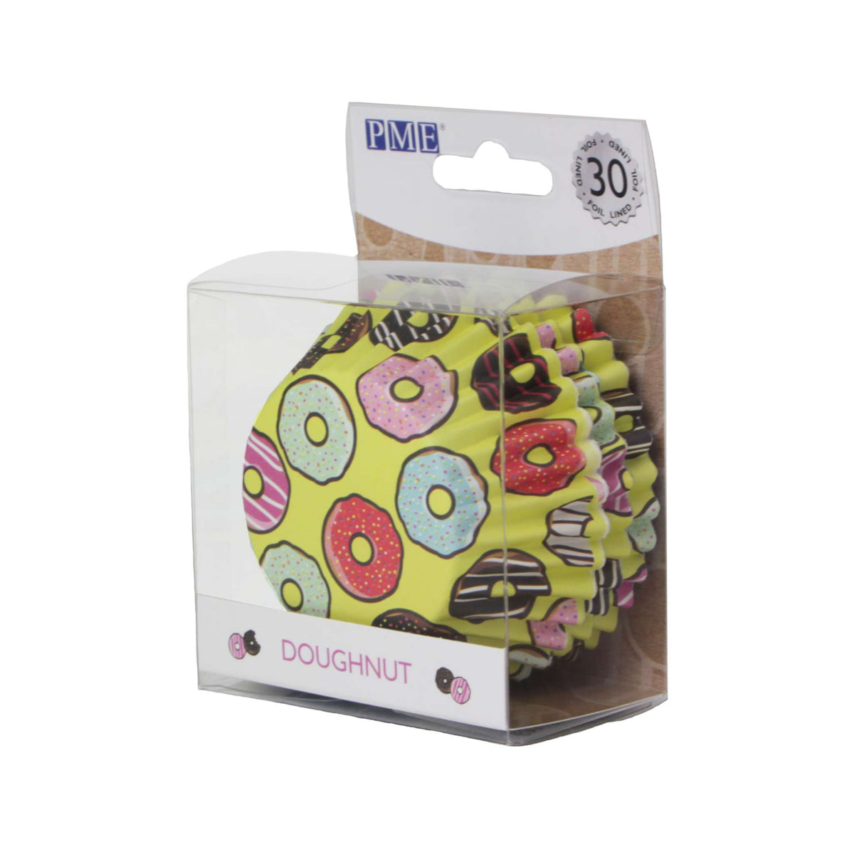 Caissettes à Cupcakes Doublées de Papier Aluminium - Donuts (pack de 30)
