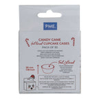 Navidad Cápsulas para Cupcakes forradas de Aluminio - Rayas de Bastón de Caramelo (Set de 30)