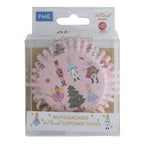 Weihnachtliche folienbeschichtete Cupcake-Förmchen - Nussknacker (30 Stück)