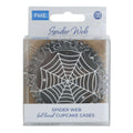 Spider Web Foil Lined Cupcake Cases Pk/30