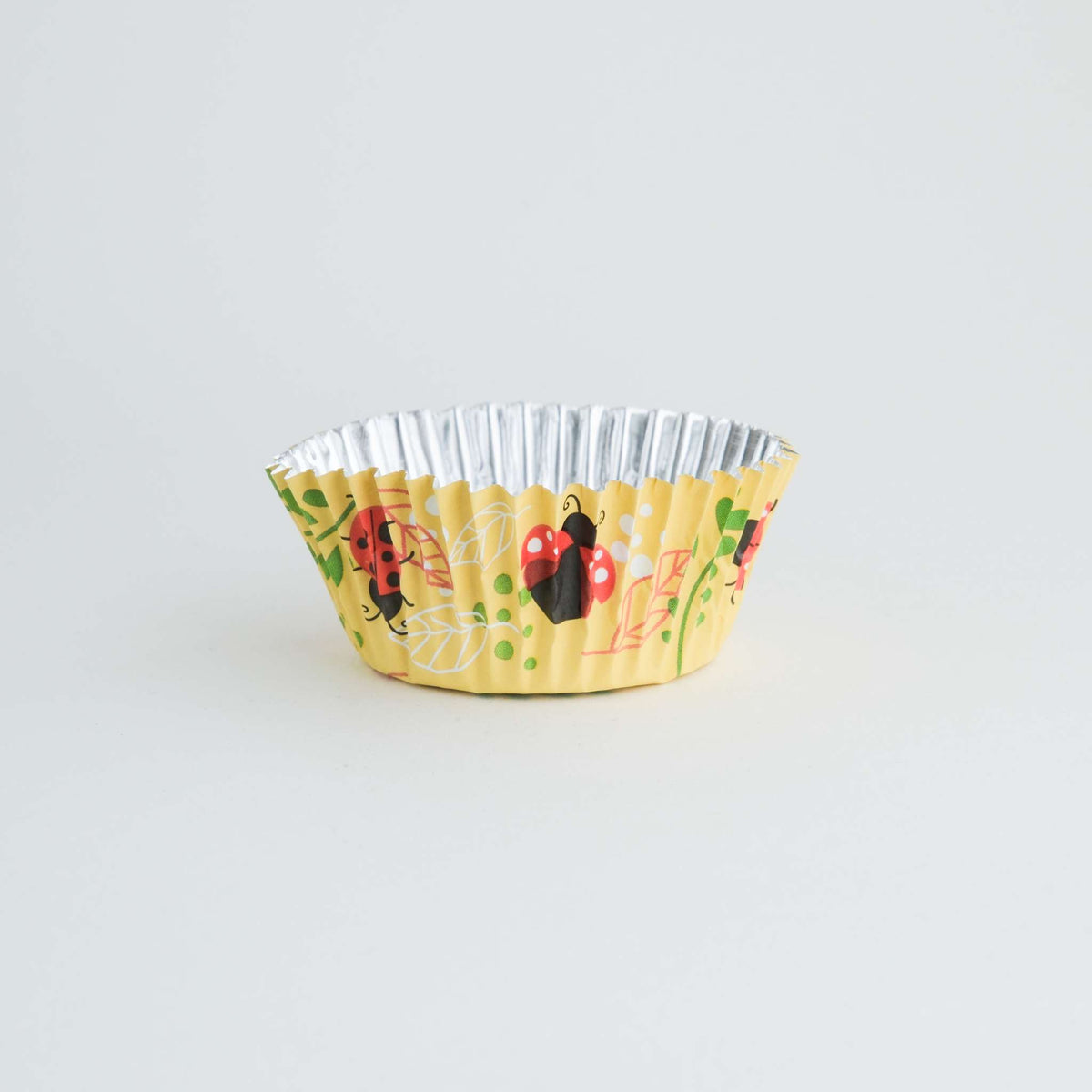 Caissettes à cupcakes doublées de papier d'aluminium - Coccinelle Pk/30