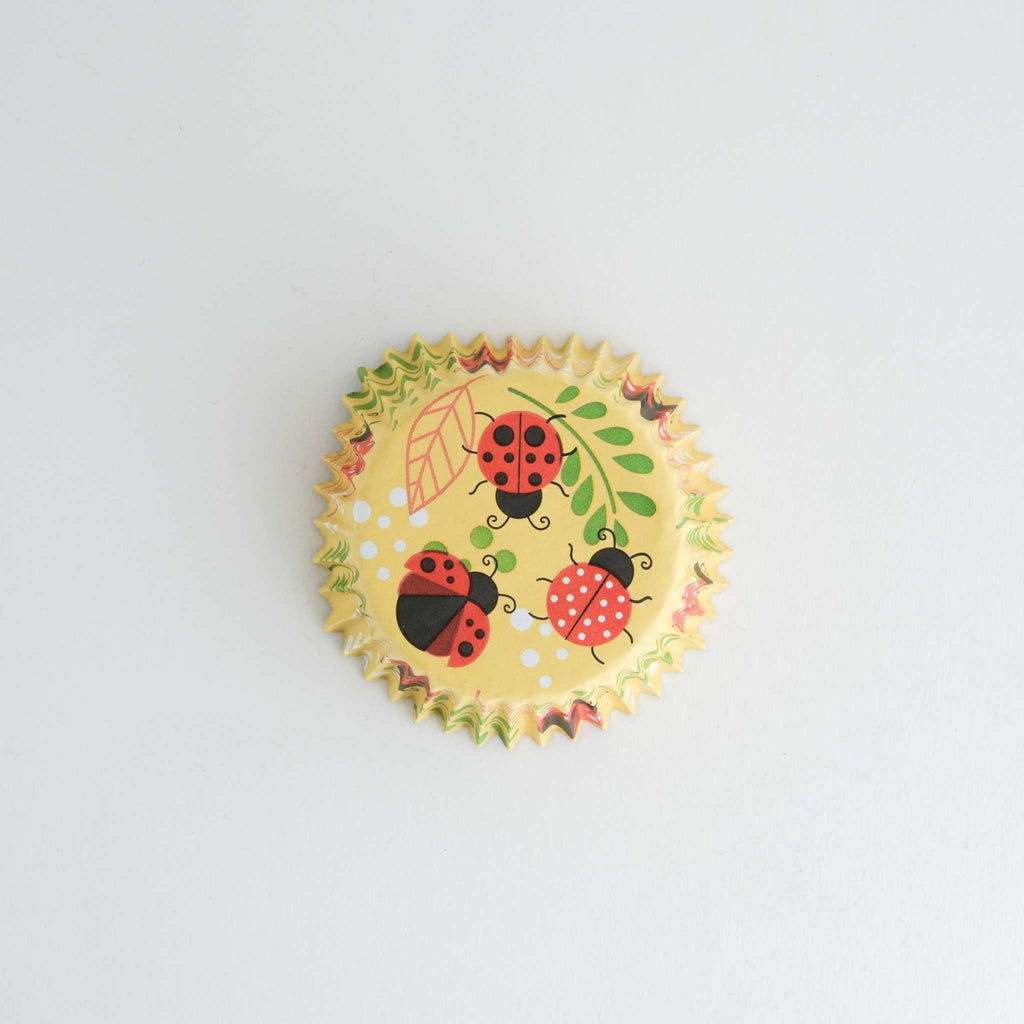 Forros para Cupcakes Forrados con Papel Aluminio - Paquete de 30 Mariquitas