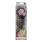 Cupcake-Förmchen folienbeschichtet - Blumen-Set aus 3, 60er Pack