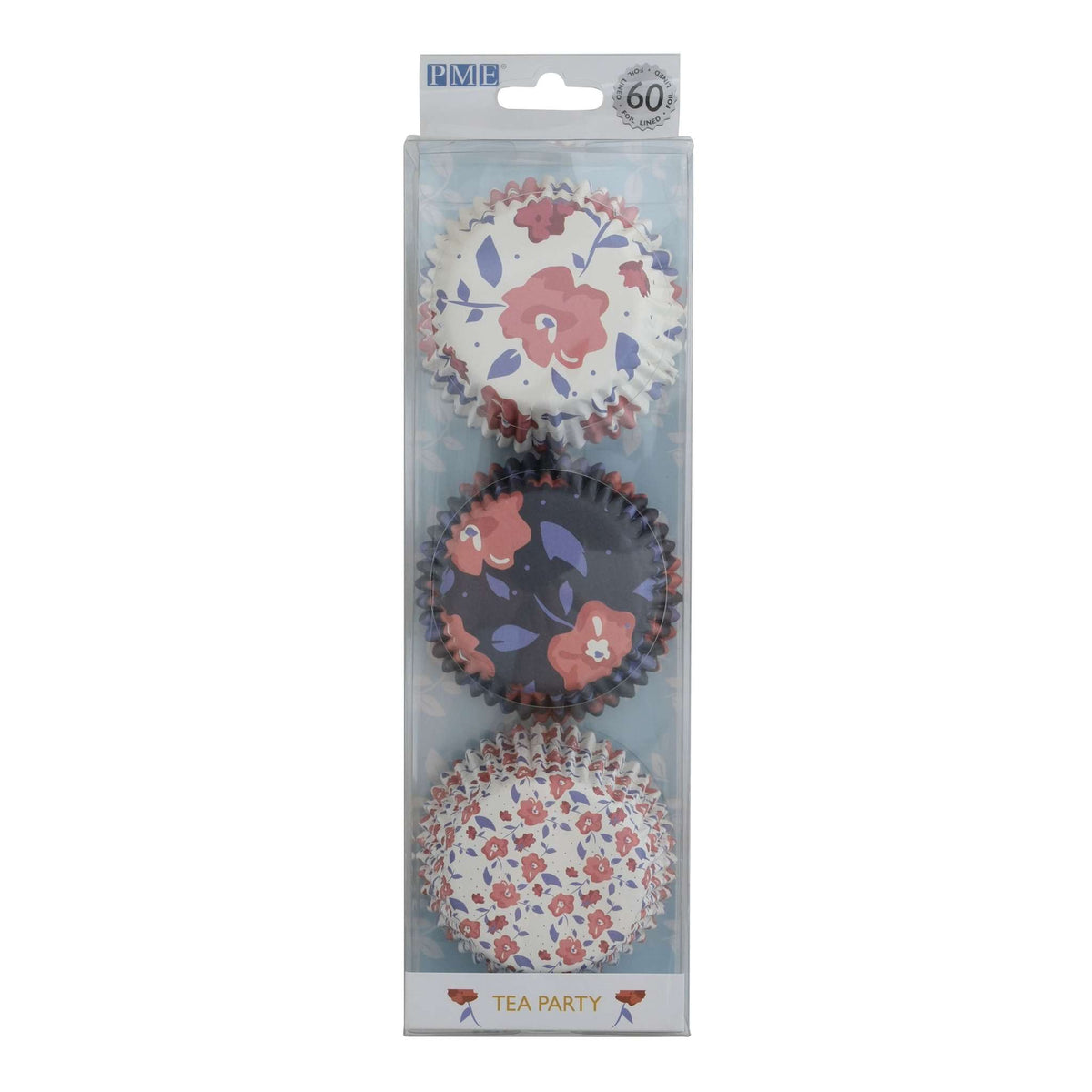 Cápsulas Forradas de Aluminio - Fiesta de Té, Set de 3, Pack de 60