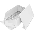 Caja y Base Rectangular para Tartas de 33 x 23cm (13 x 9 Pulgadas)