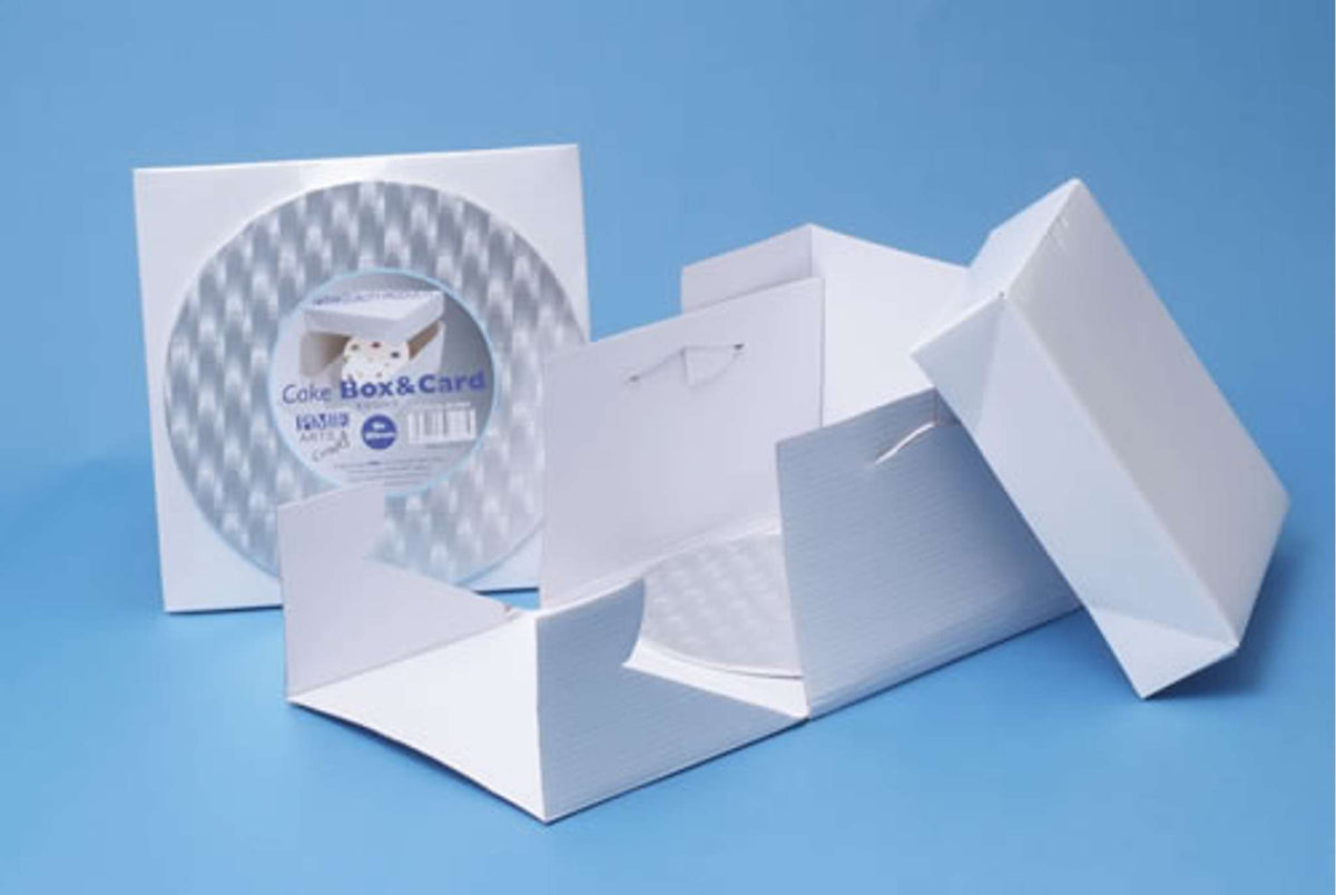 Runde Kuchenkarte und Kuchenbox (254mm / 10")