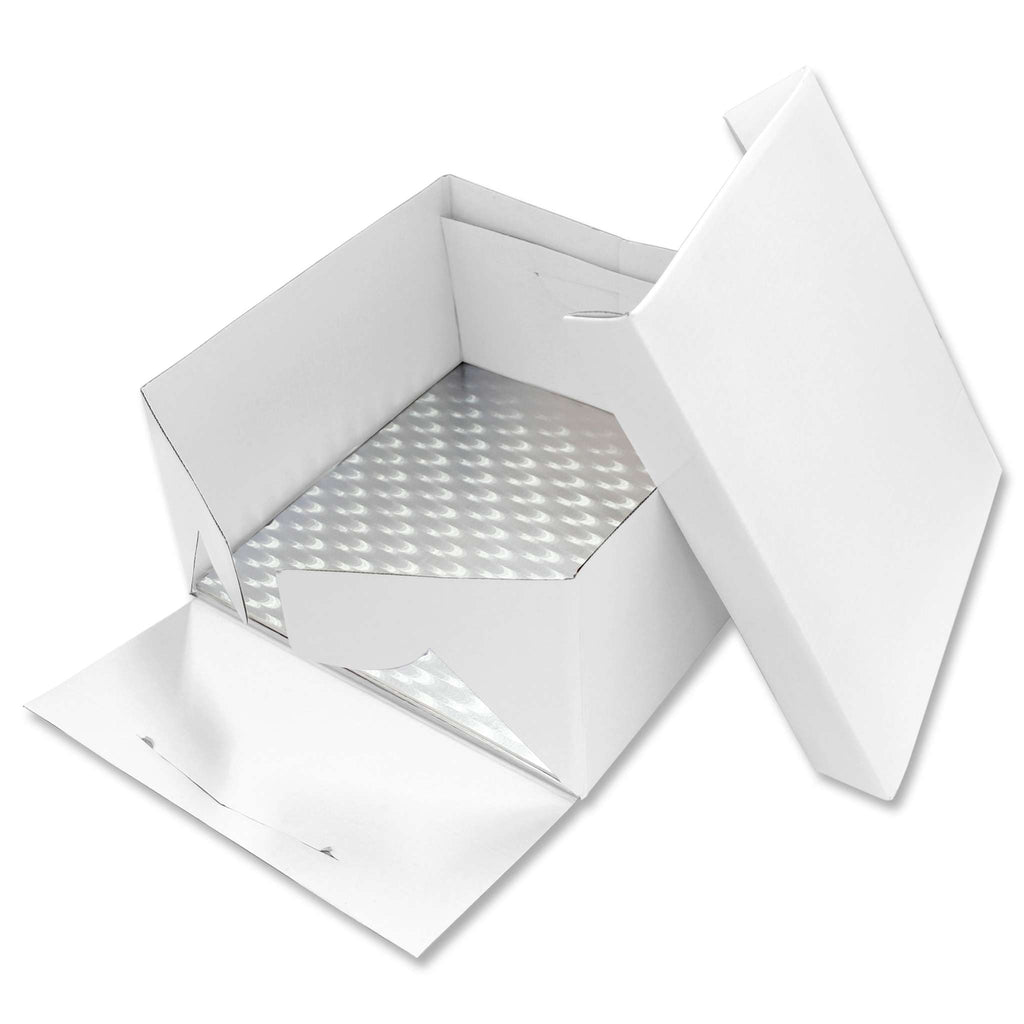 Caja y Base Cuadrada para Tartas de 33cm (13 Pulgadas)