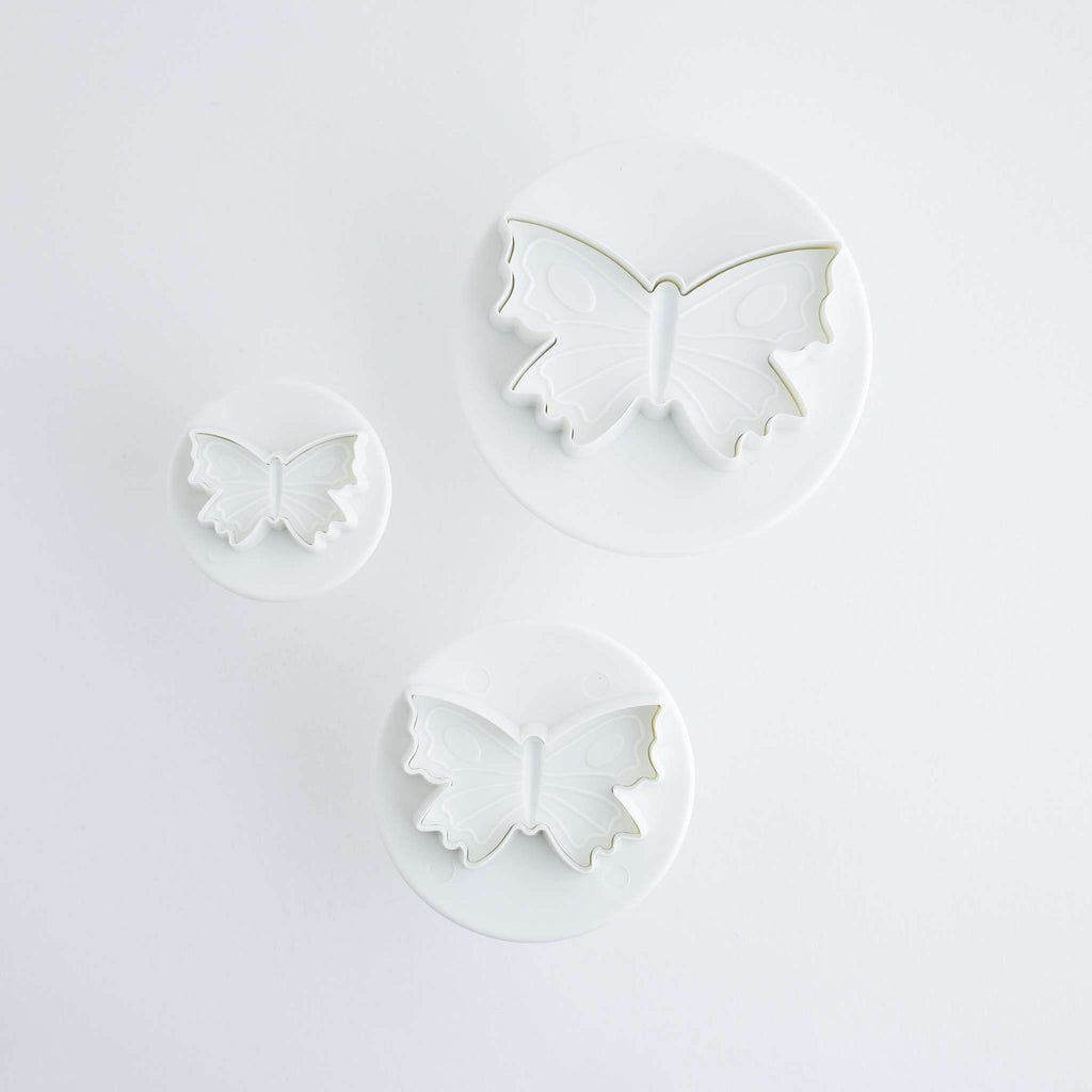 Veined Butterfly Fondant Plunger Cutters Set Of 3