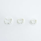 Veined Mini Butterfly Fondant Plunger Cutters Set Of 3