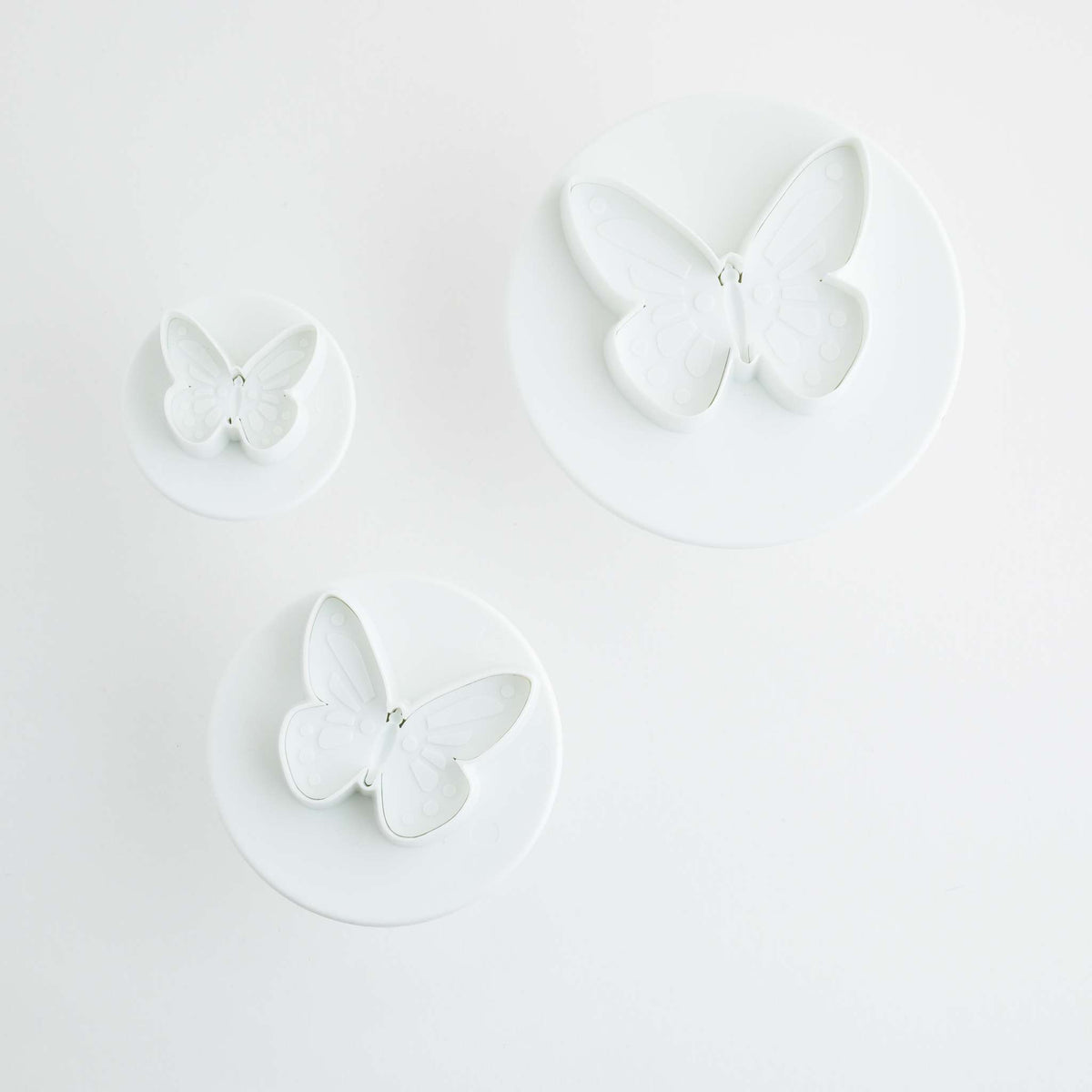 Pretty Butterfly Fondant Plunger Cutters Set Of 3