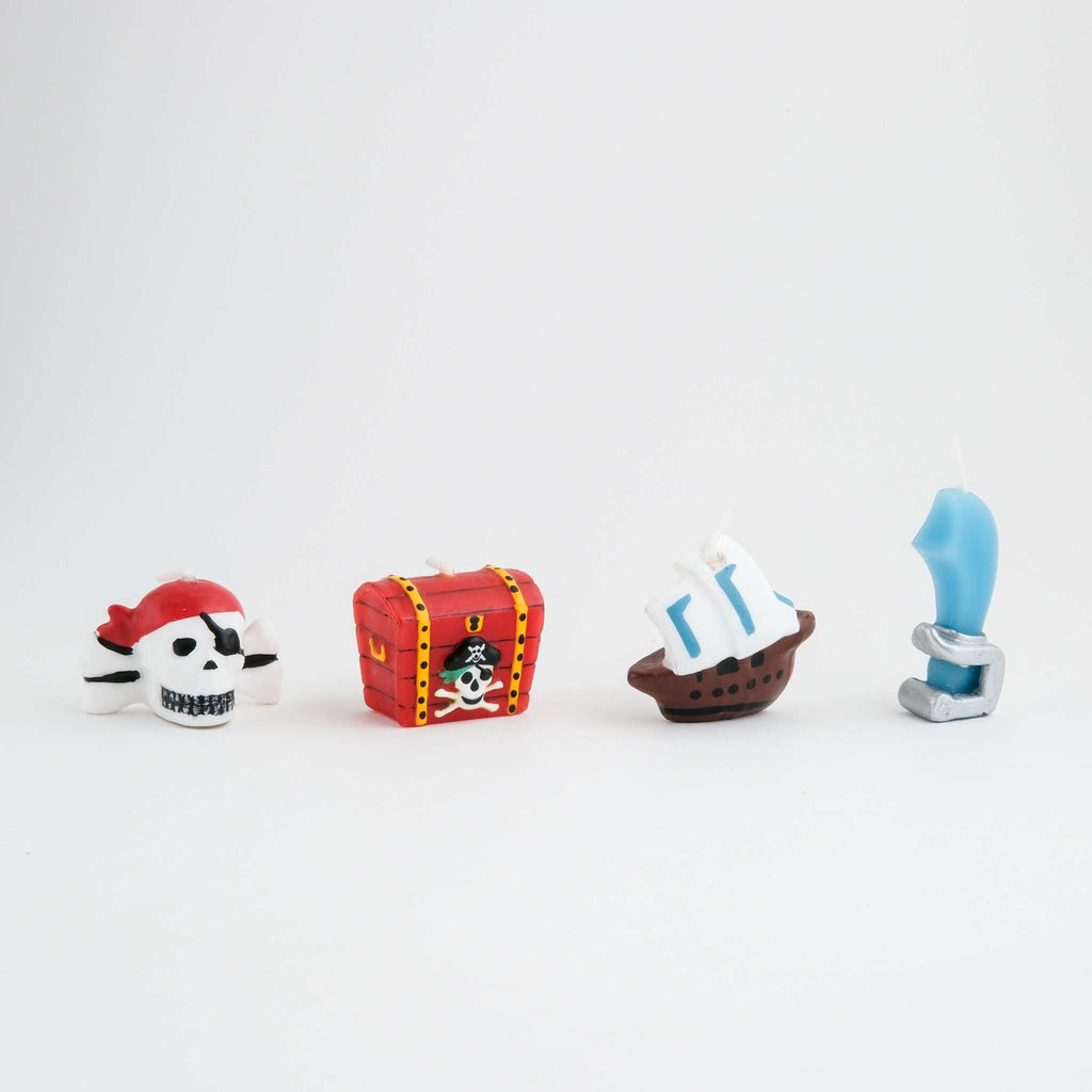 Pirate Candles Set Of 4