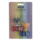 Racing Car Candles Set Of 4