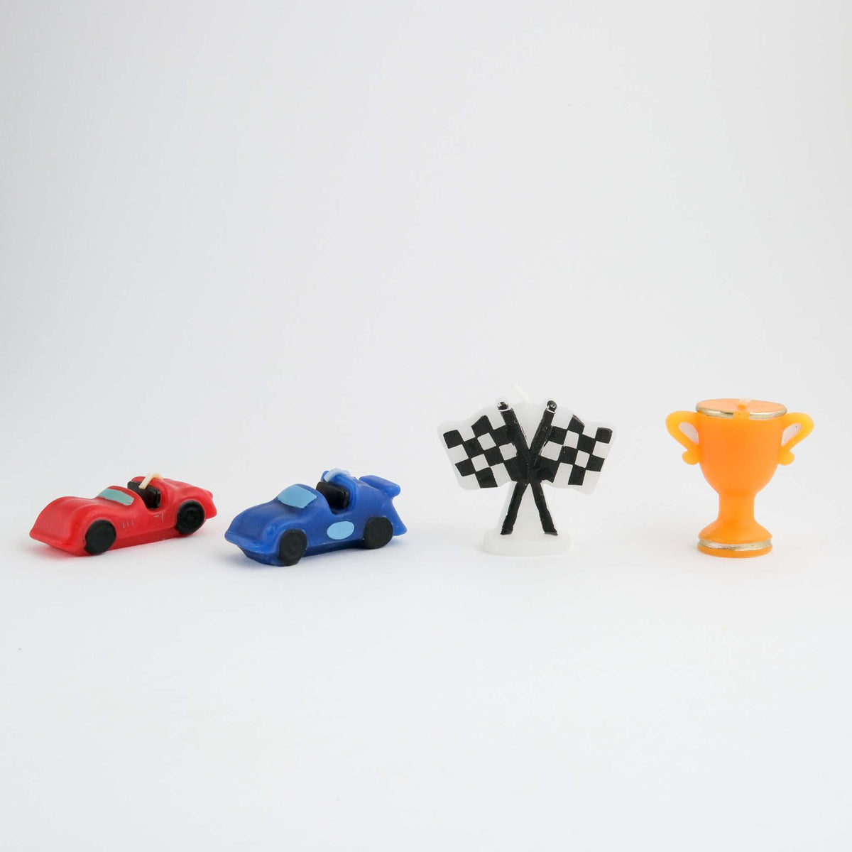 Racing Car Candles Set Of 4