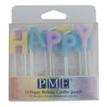 Kerzen - Happy Birthday Pastell Set von 13 (24mm / 0.9")