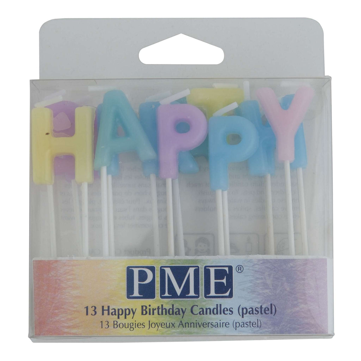 Kaarsen - Happy Birthday Bright Set van 13 (24mm / 0.9")