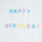 Kerzen - Happy Birthday Pastell Set von 13 (24mm / 0.9")