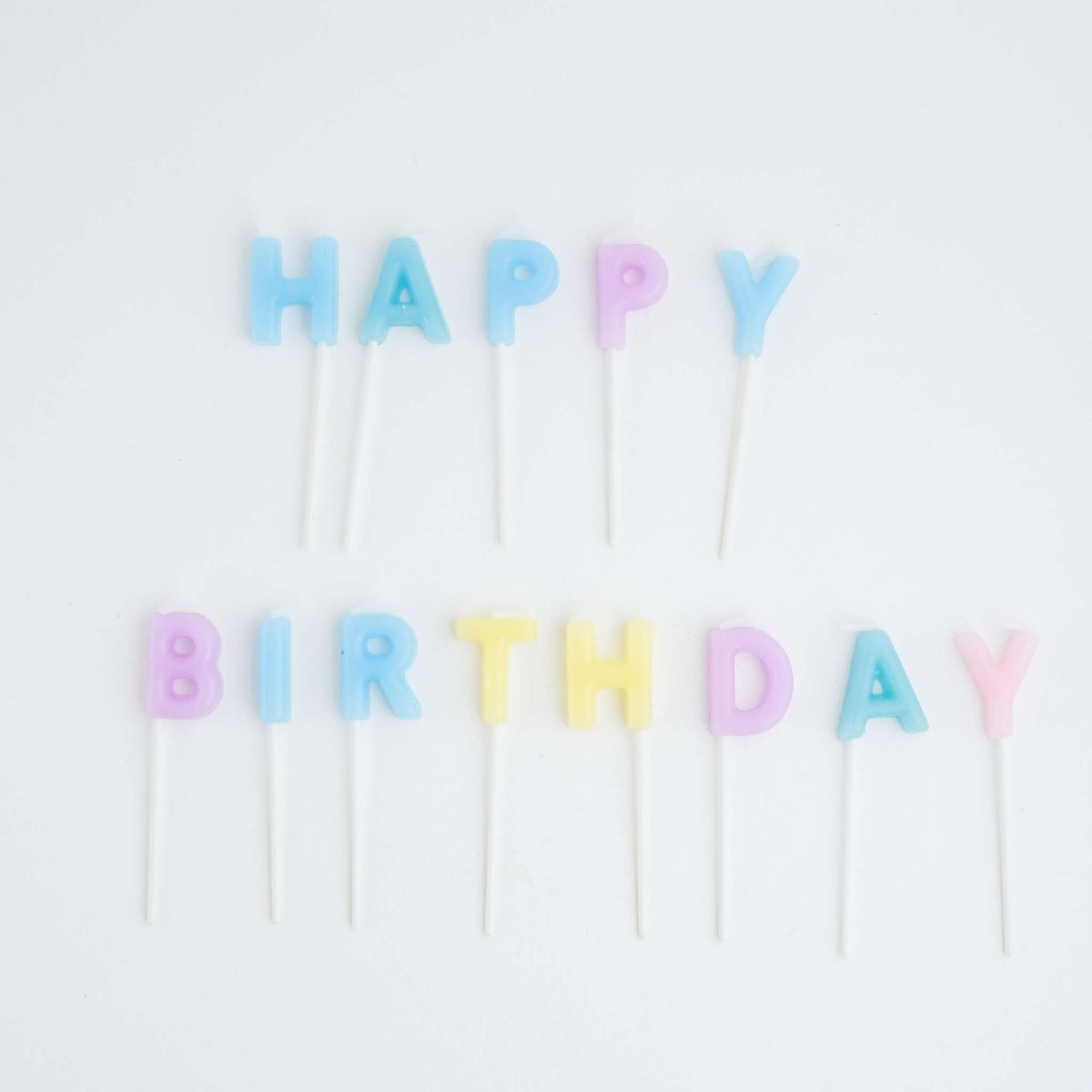 Kaarsen - Happy Birthday Bright Set van 13 (24mm / 0.9")