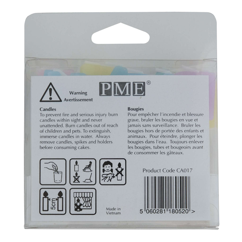 Kerzen - Happy Birthday Pastell Set von 13 (24mm / 0.9")