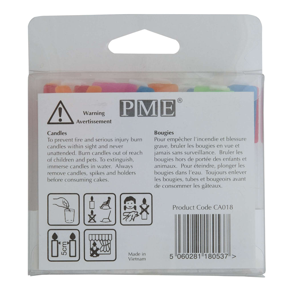 Velas de Happy Birthday Colores Vivos, Juego de 13