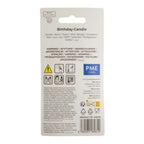 Velas de Color Blanco con Purpurina, Paquete de 10