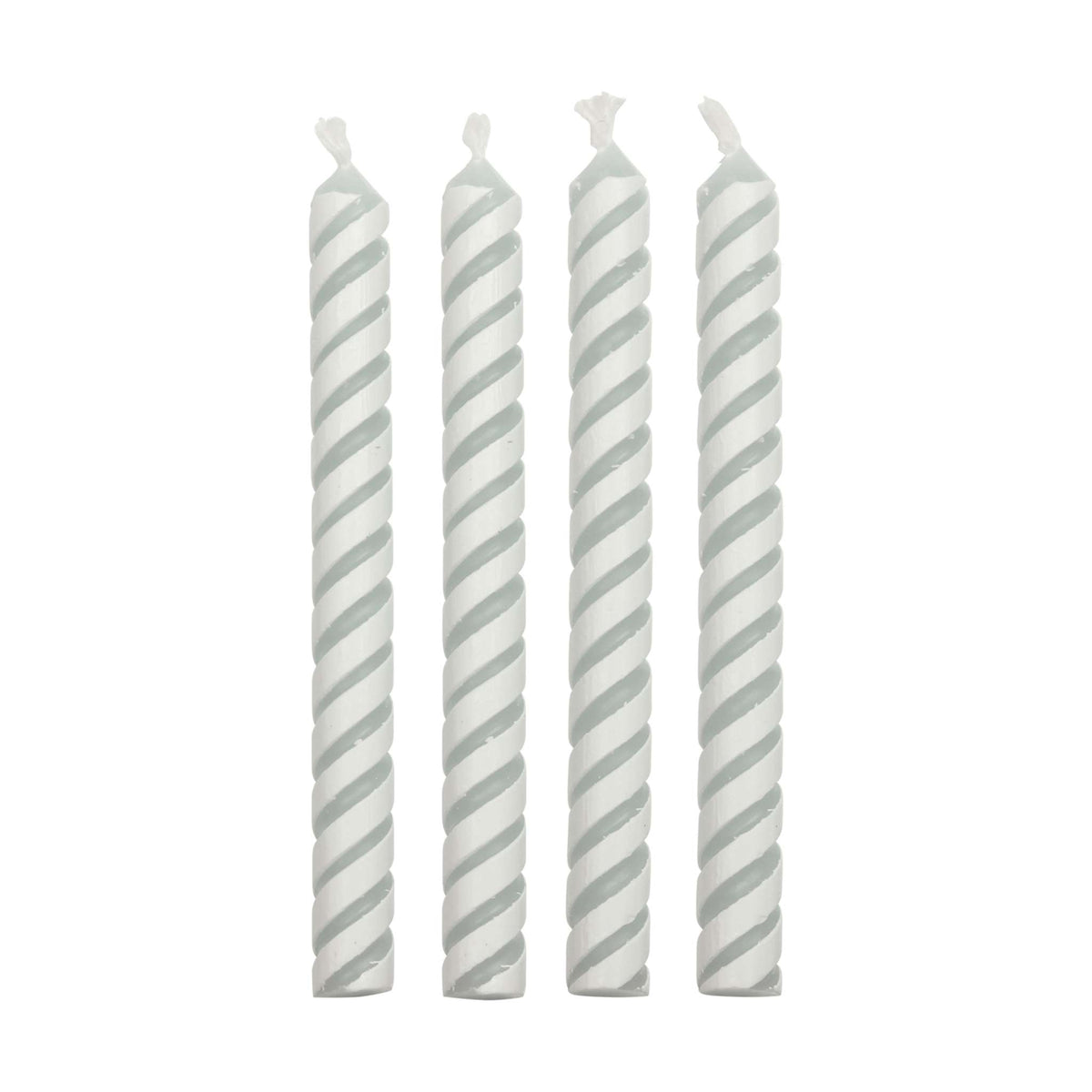 Kaarsen - Witte Kleine Gestreept Pk/24 (48mm / 1.9")
