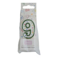 Kaarsen - Groene Nummer 9 (38mm / 1.5")