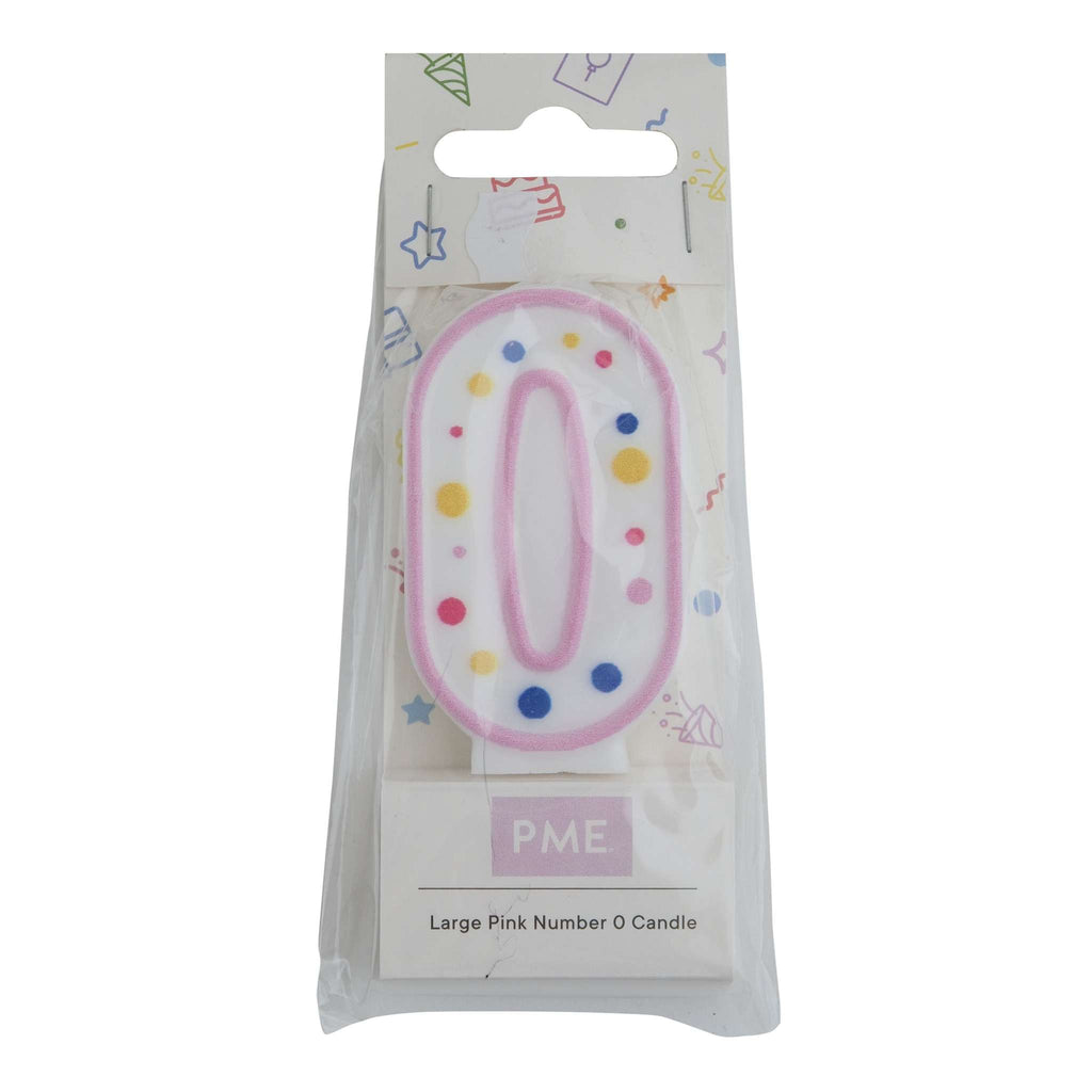 Kaarsen - Roze Nummer 0 (64mm / 2.5")