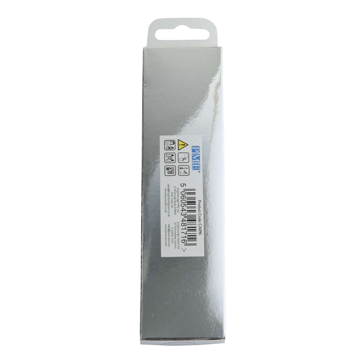 Kaarsen - Zilver extra hoog met houders Pk/16 (18cm / 7")