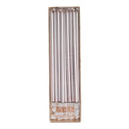 Rose Gold Tall Candles Set Of 16