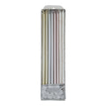 Kaarsen - Gemengde assortiment met houders Pk/16 (18cm / 7")