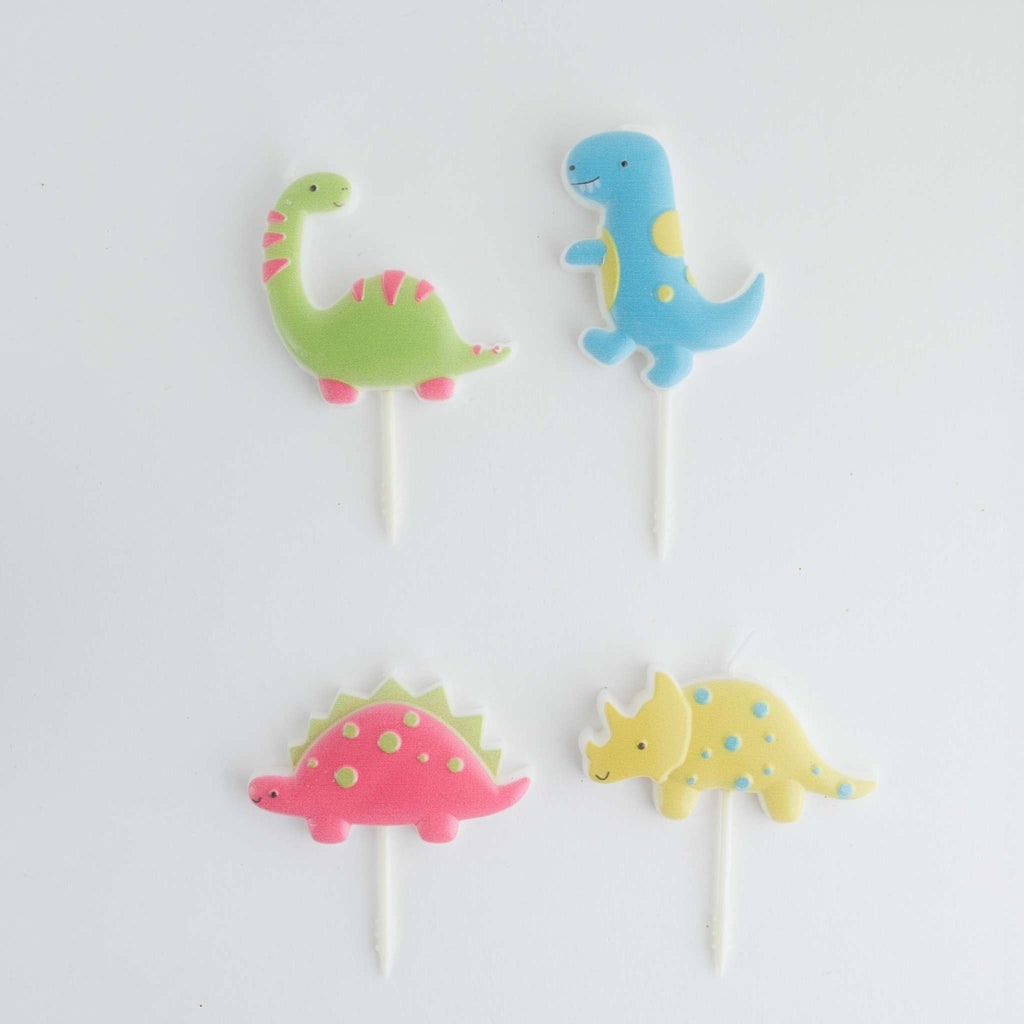 Bougies - 4 pièces - Dinosaures