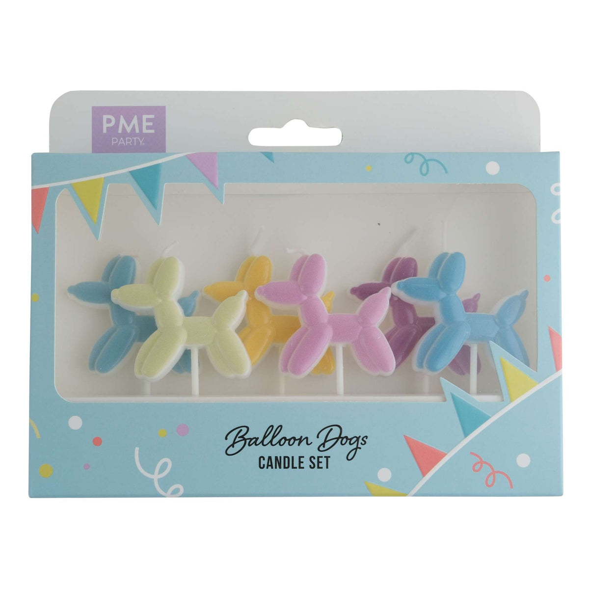 Velas - Perro Globo - Set de 6