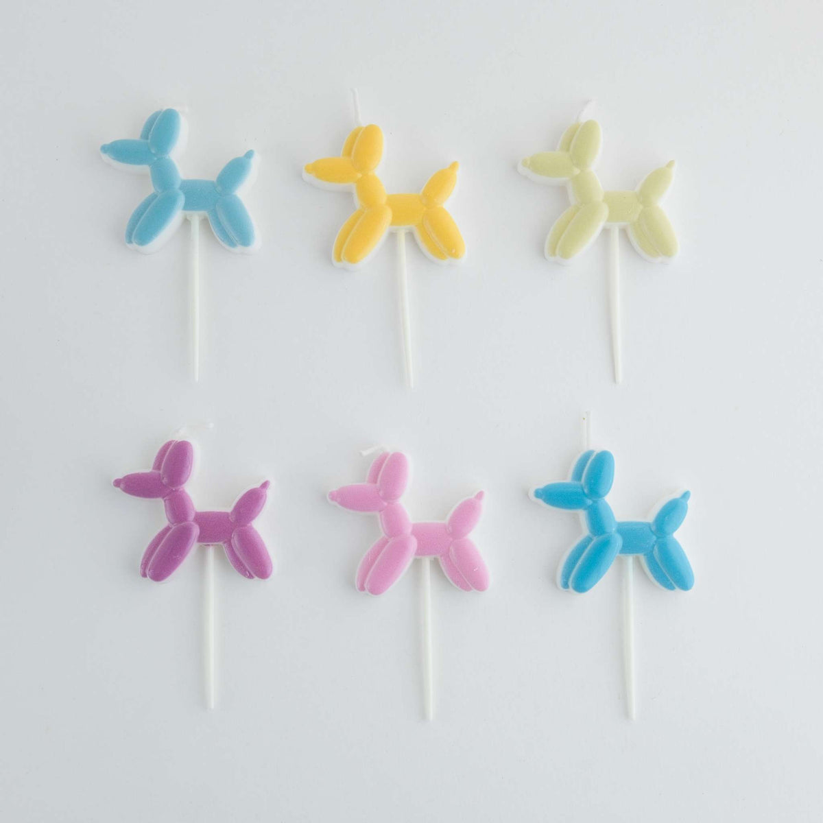 Velas - Perro Globo - Set de 6