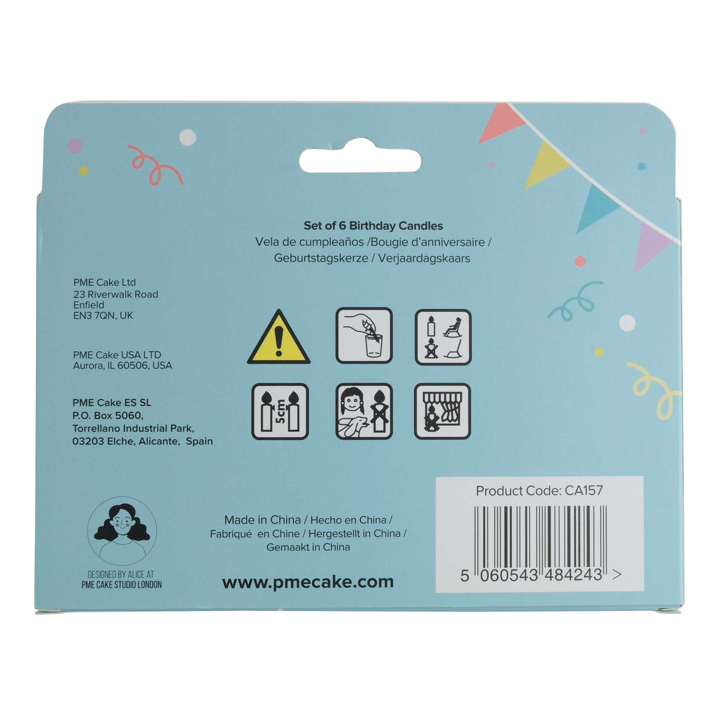 Velas - Perro Globo - Set de 6