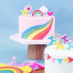 Rainbow Candles Set Of 5