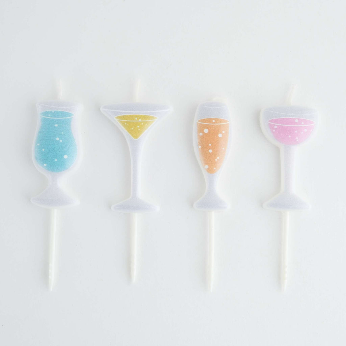 Bougies - 4 pièces - Cocktails