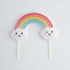 Kerzen-Topper - Glitzernder Regenbogen