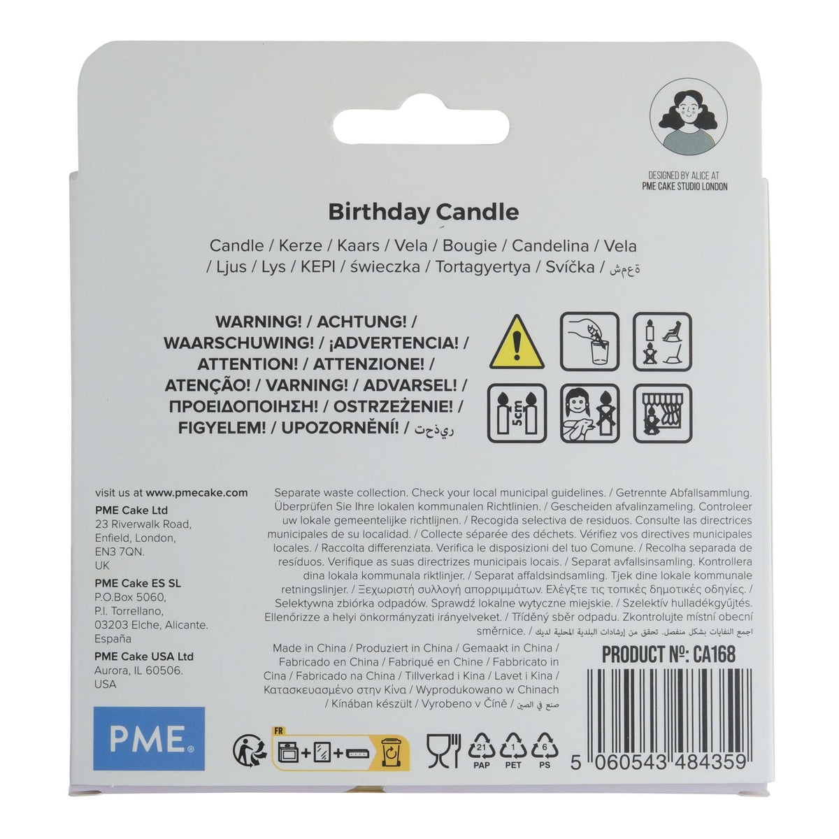 Happy Birthday Candle Topper