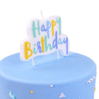Adorno para Vela - Vela de Cumpleaños Pastel Azul