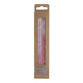 Pink Marble Tall Candles Set Of 6