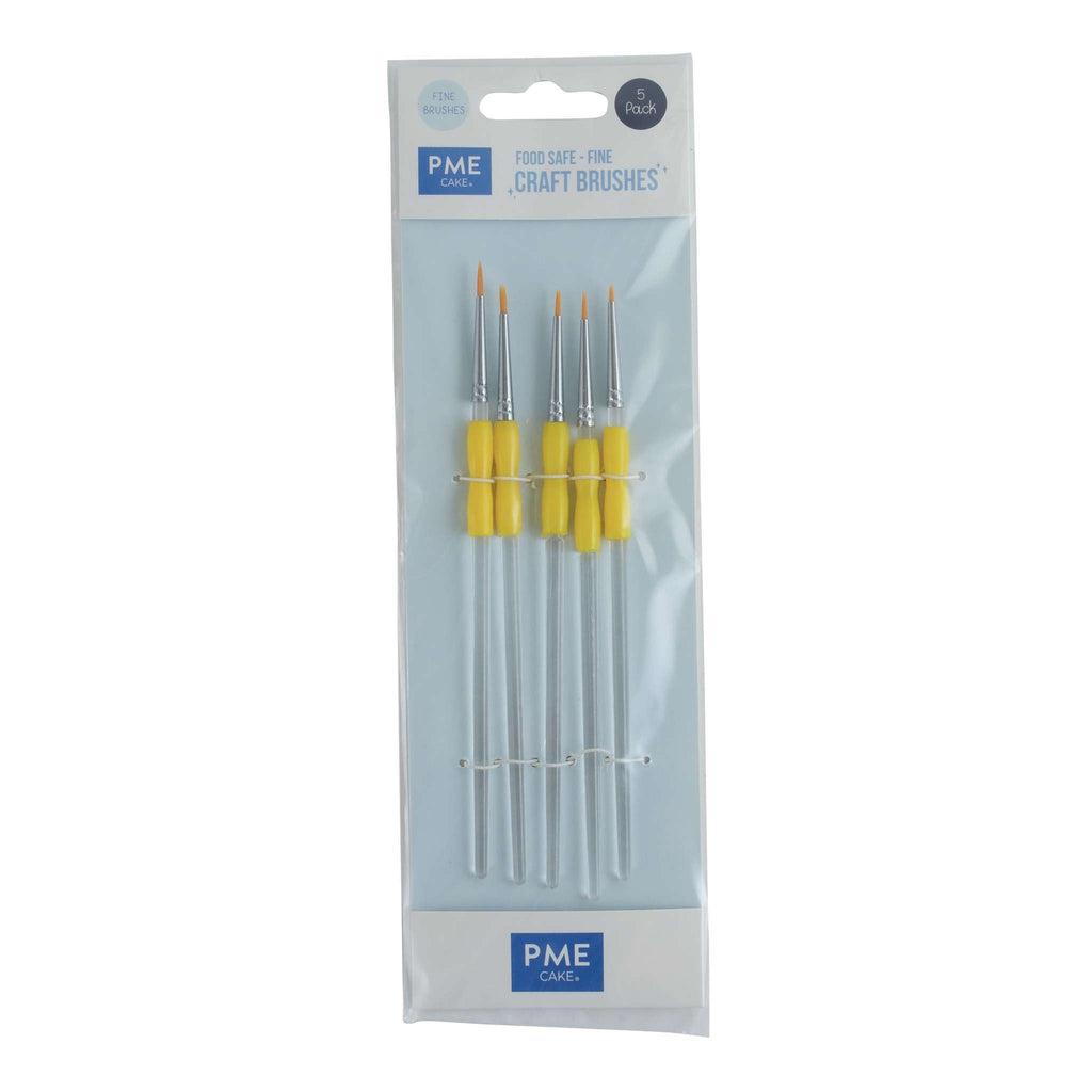 Fijne Penselenset voor Ambachtelijk Gebruik - Set van 5