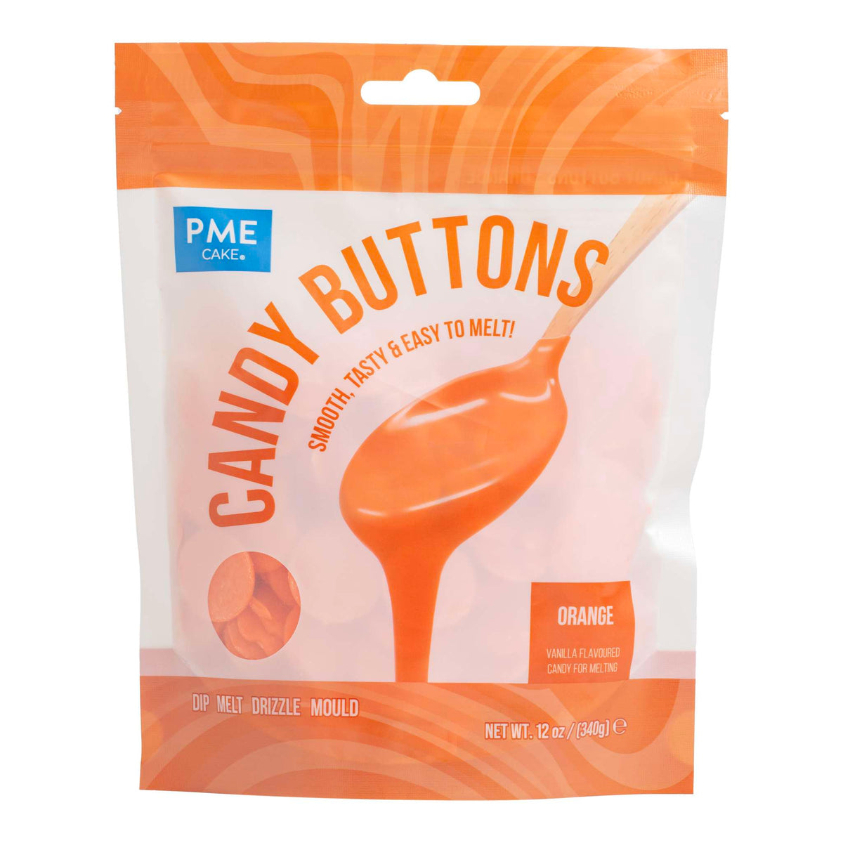 Orange Candy Buttons (340g / 12oz)