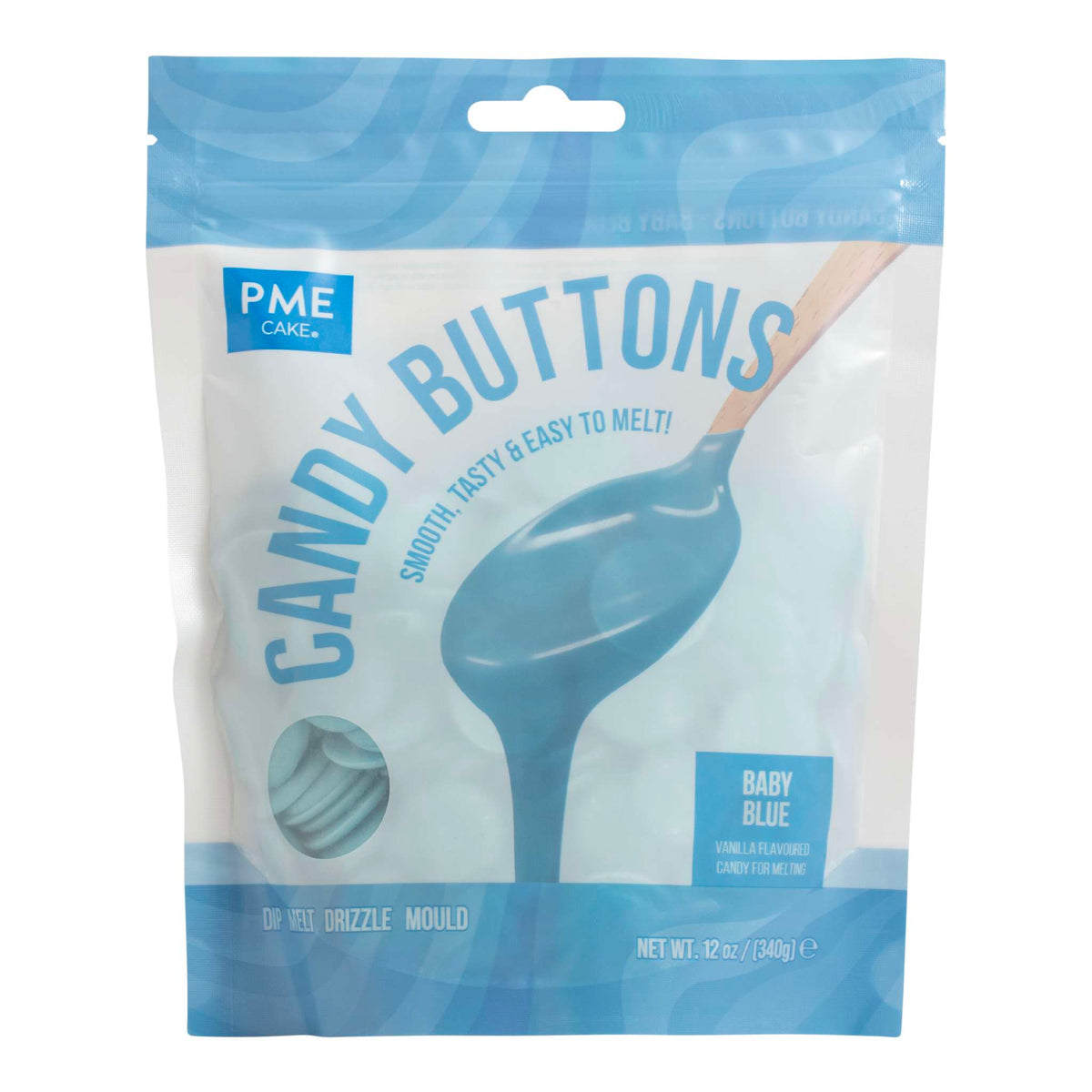 Baby Blue Candy Buttons (340g / 12oz)