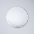 Runde Kuchenplatte mit Glatter Rand, Silber (10" / 25cm)