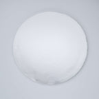Runde Kuchenplatte mit Glatter Rand, Silber (12" / 30cm)