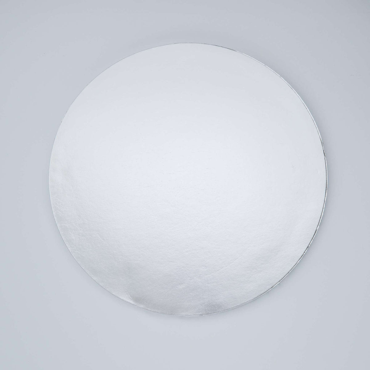 Cake Board redonda para Tarta con bordes lisos, Plata (12" / 30cm)