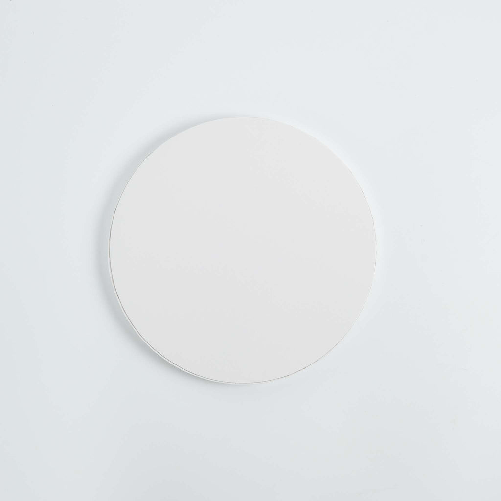 Round Banded Edge White Cake Board (20cm / 8in)