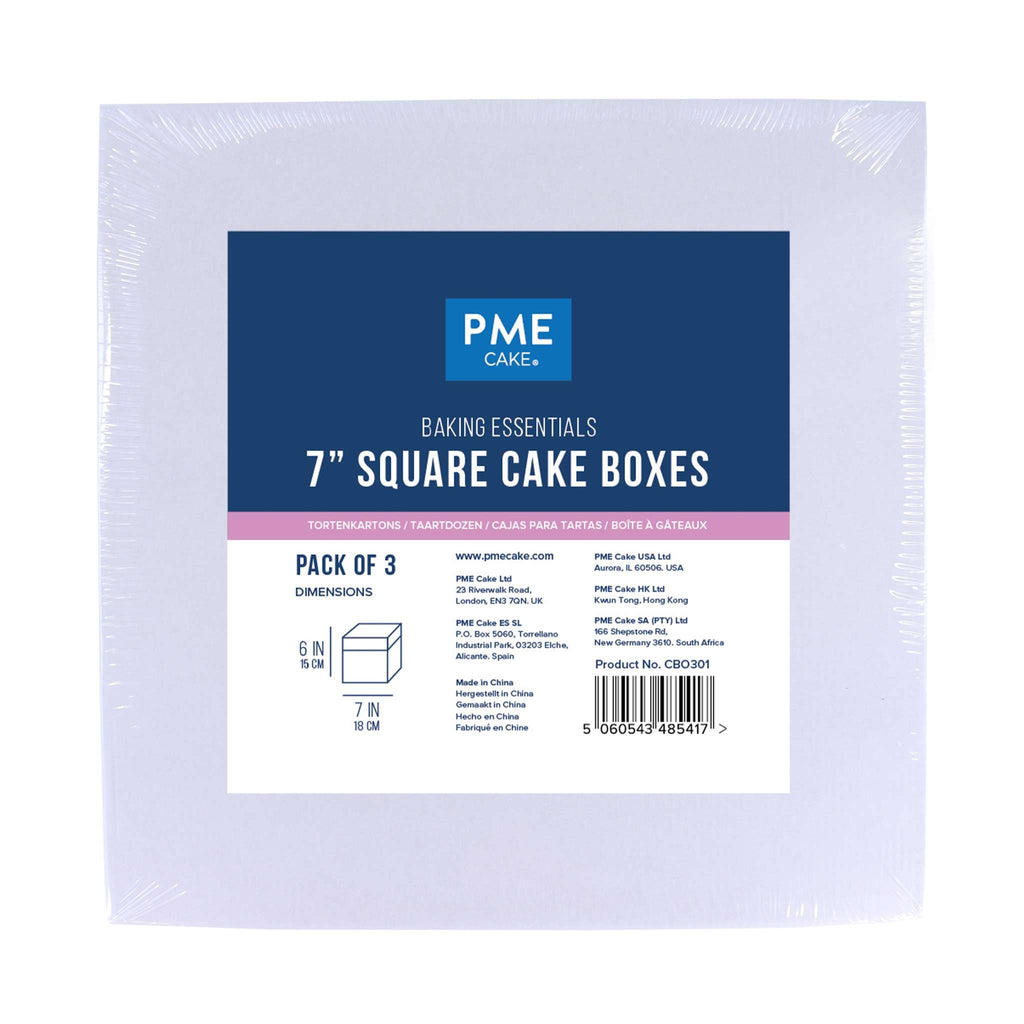 Boîte à gâteau Baking Essentials (178 x 178 x 152 / 7 x 7 x 6"), ensemble de 3