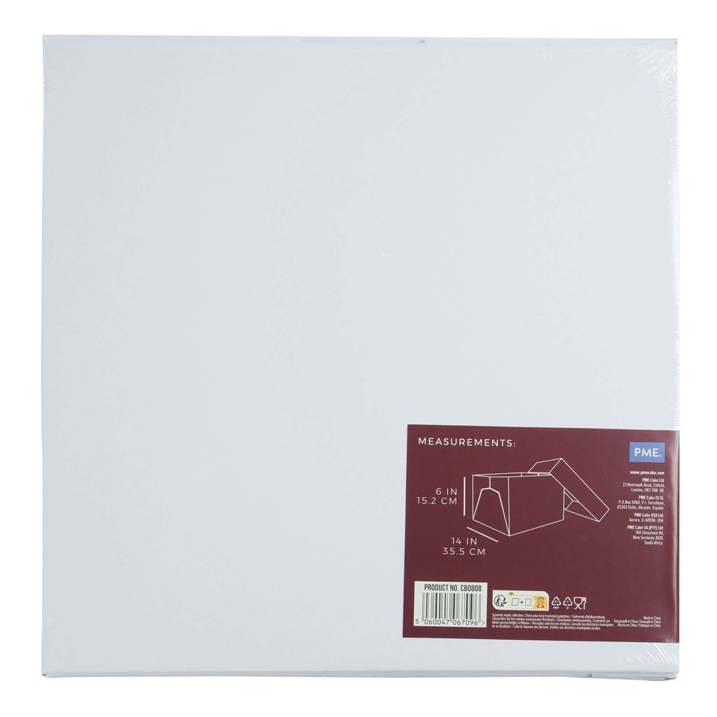 Caja Cuadrada para Tartas de 35cm (14 Pulgadas)