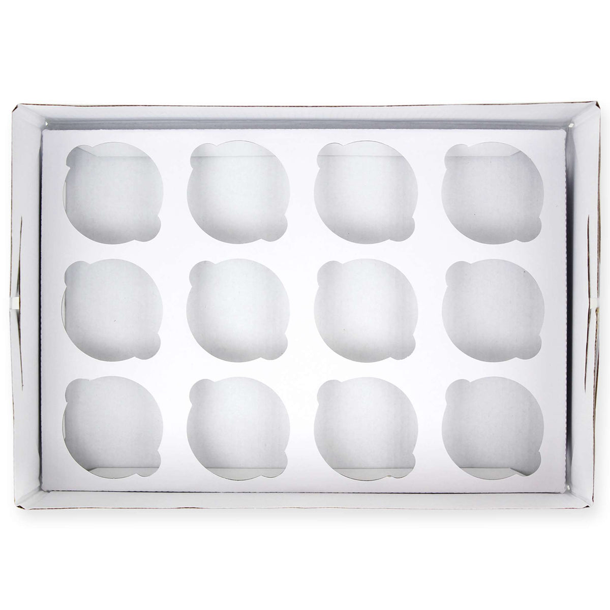 12 Cavity Premium Heavy Duty Cupcake Box